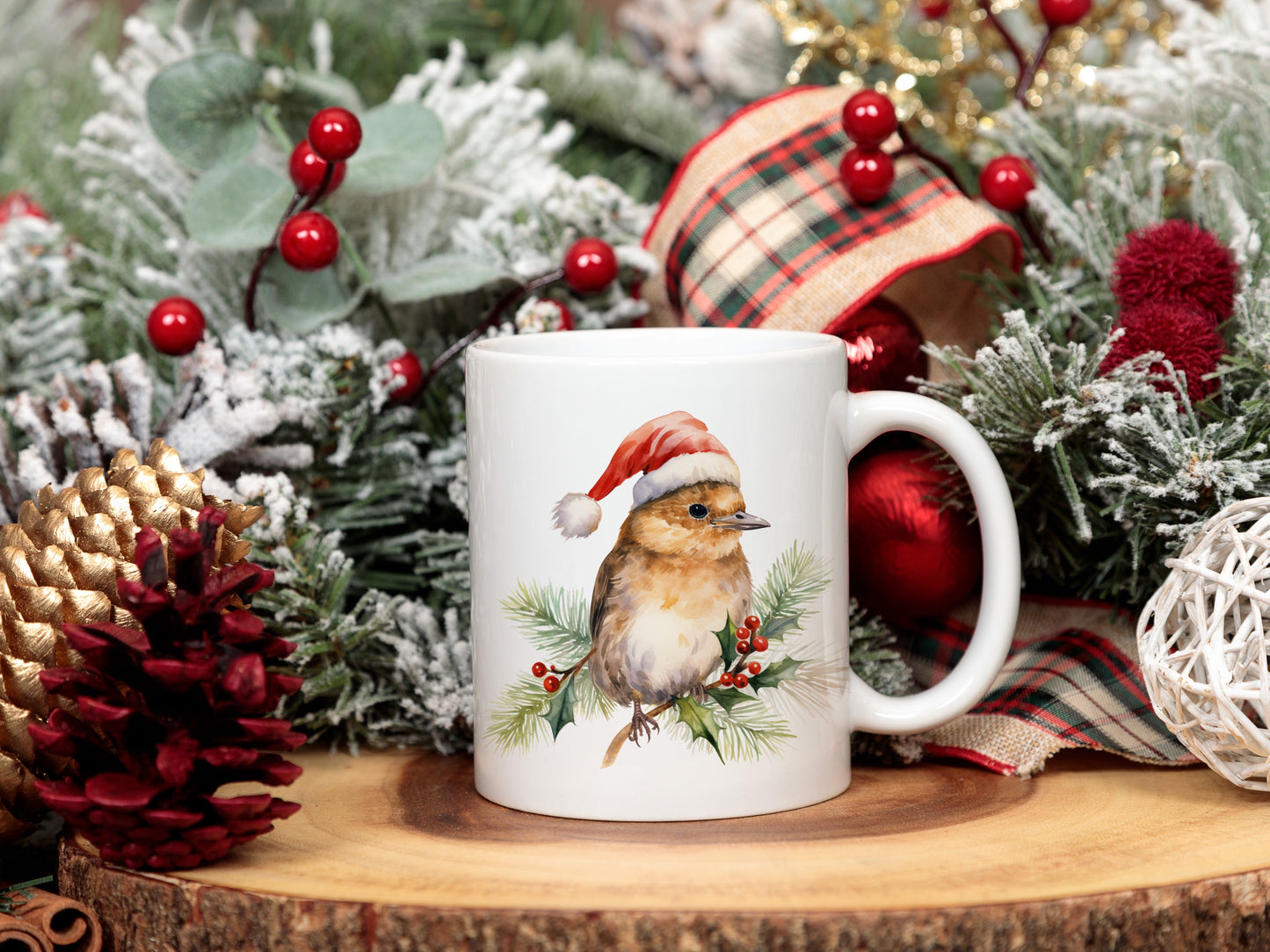 Kookaburra Christmas mug