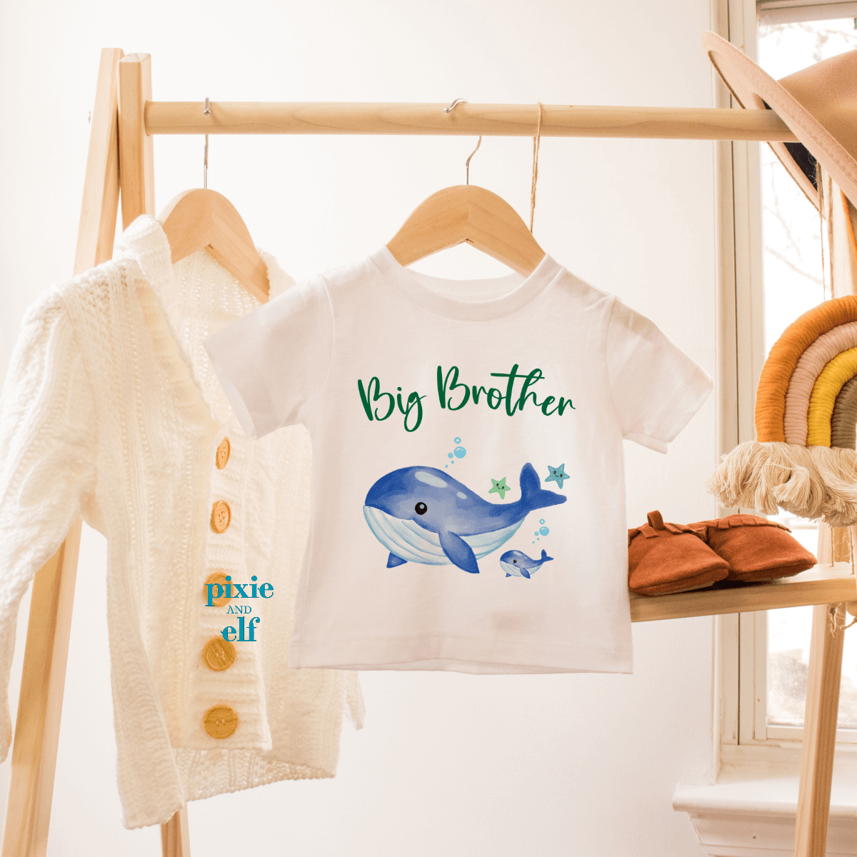 Big Brother whale t shirt