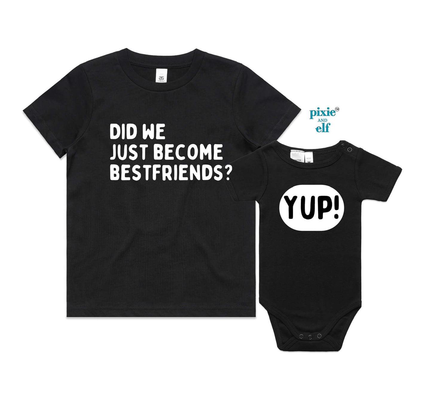 Did we just Become best friends? Yup! matching dad and child shirt