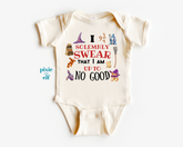 I solemnly Swear Im up to no Good Baby onepiece