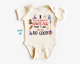 I solemnly Swear Im up to no Good Baby onepiece