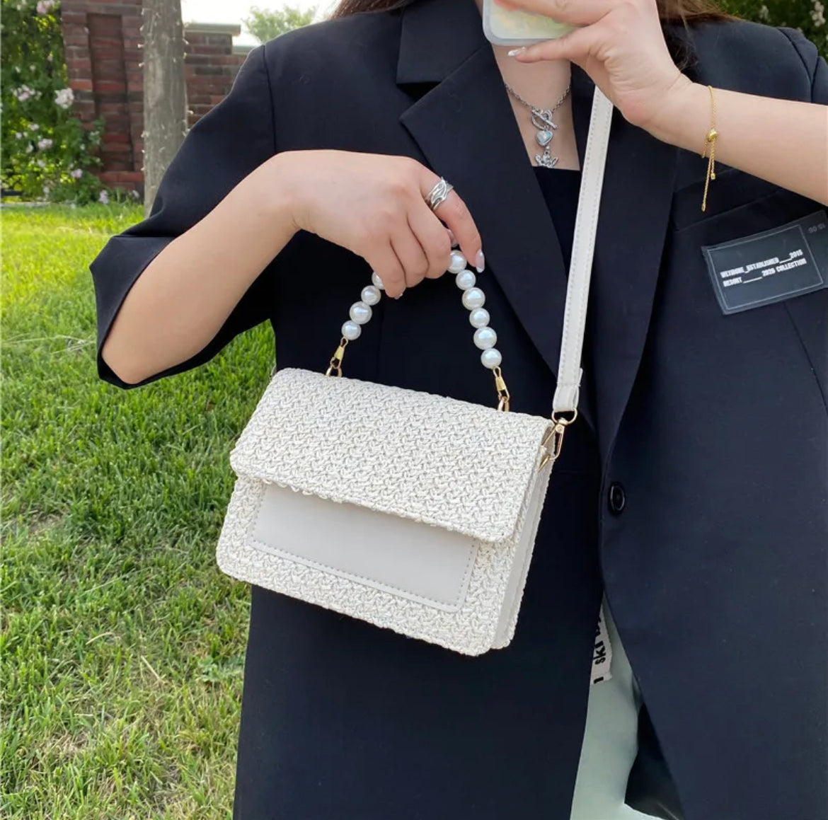 Straw Woven bag for weddings and special events, birthday or christmas gift
