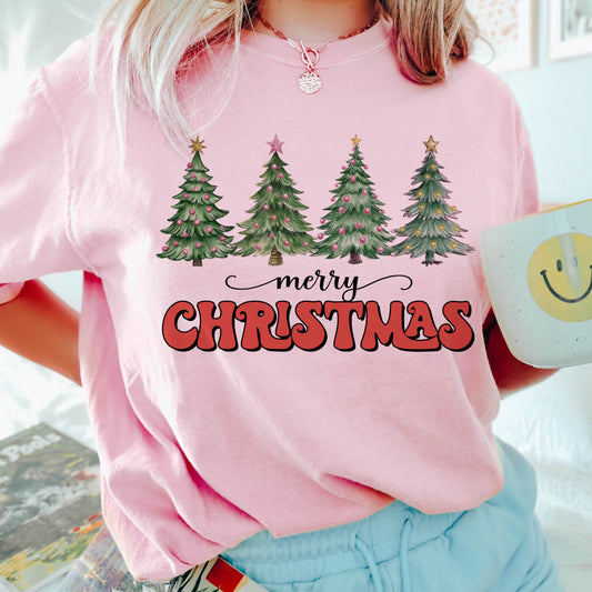 Four Christmas Trees T-Shirt