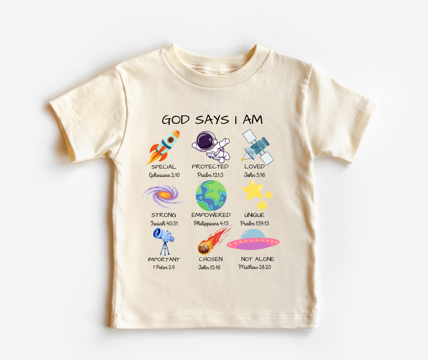 Self Affirmation t shirt in Space
