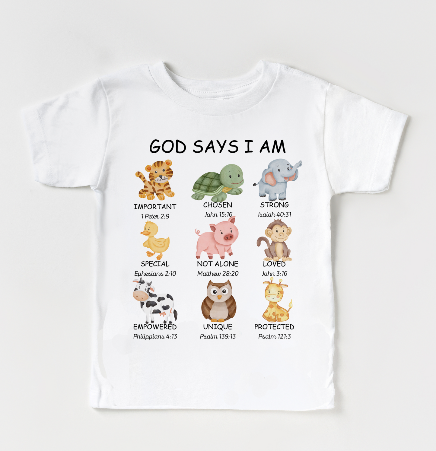 God Says I Am White t-shirt