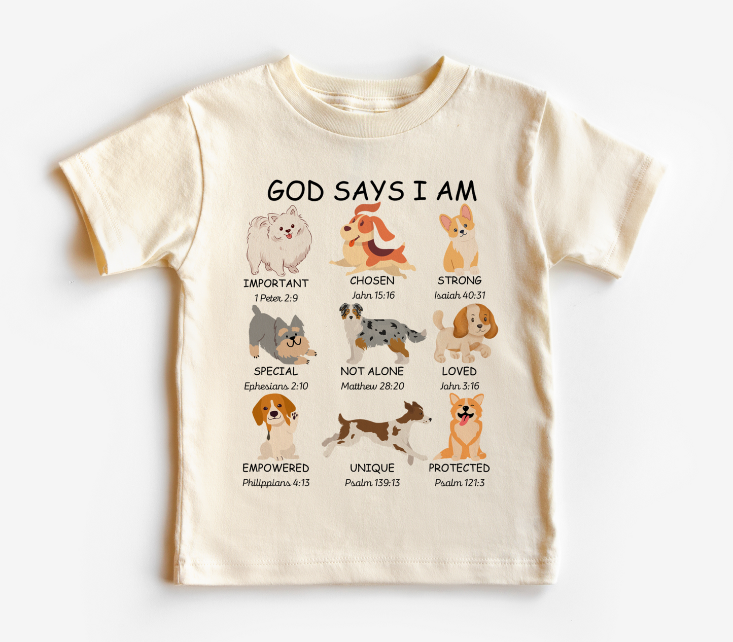 Self Affirmation t shirt with Dogs
