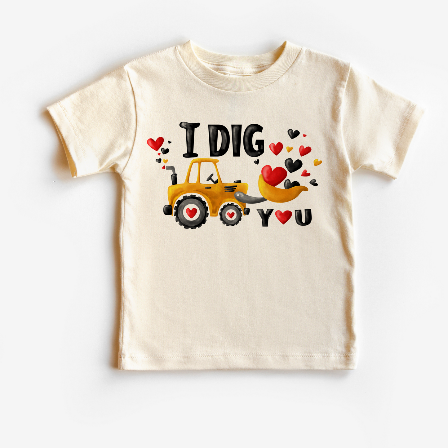 I dig you Valentines day kids t shirt