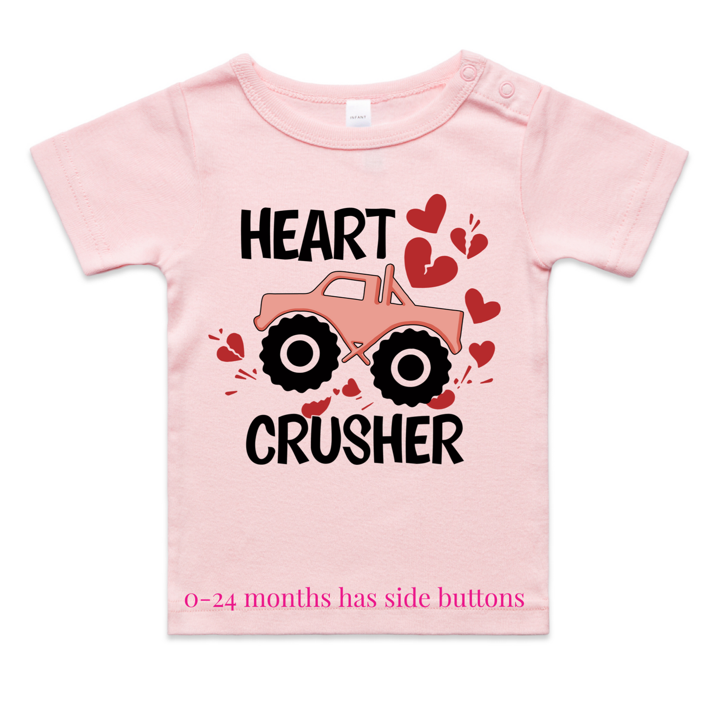 Heart Crusher Valentines shirt for kids