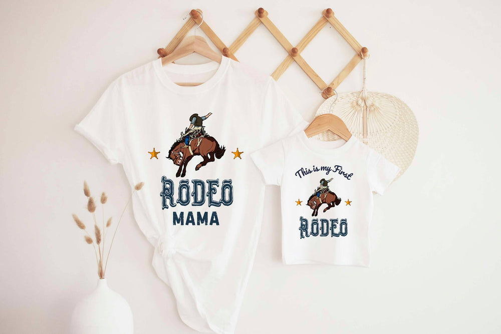 Rodeo Mama and My first Rodeo shirt