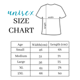 Unisex Size Chart