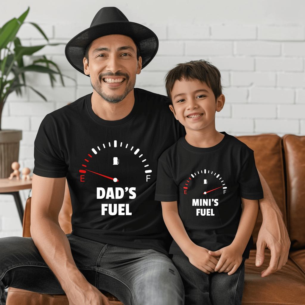 Dad and Mini Fuel Matching Shirts