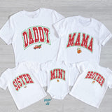 Family Christmas shirts in White