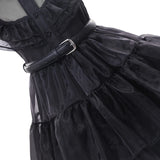 closer view of the Wednesday Addams dress