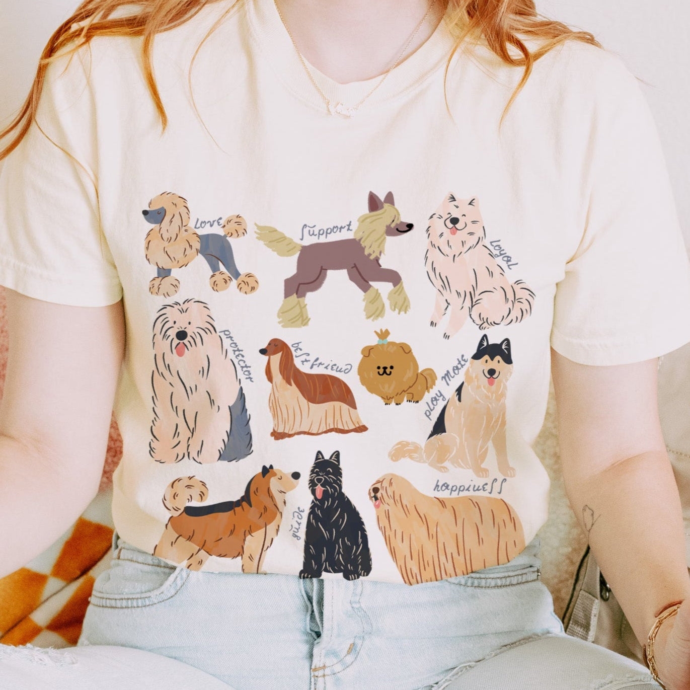 dogs best friend graphic shirt