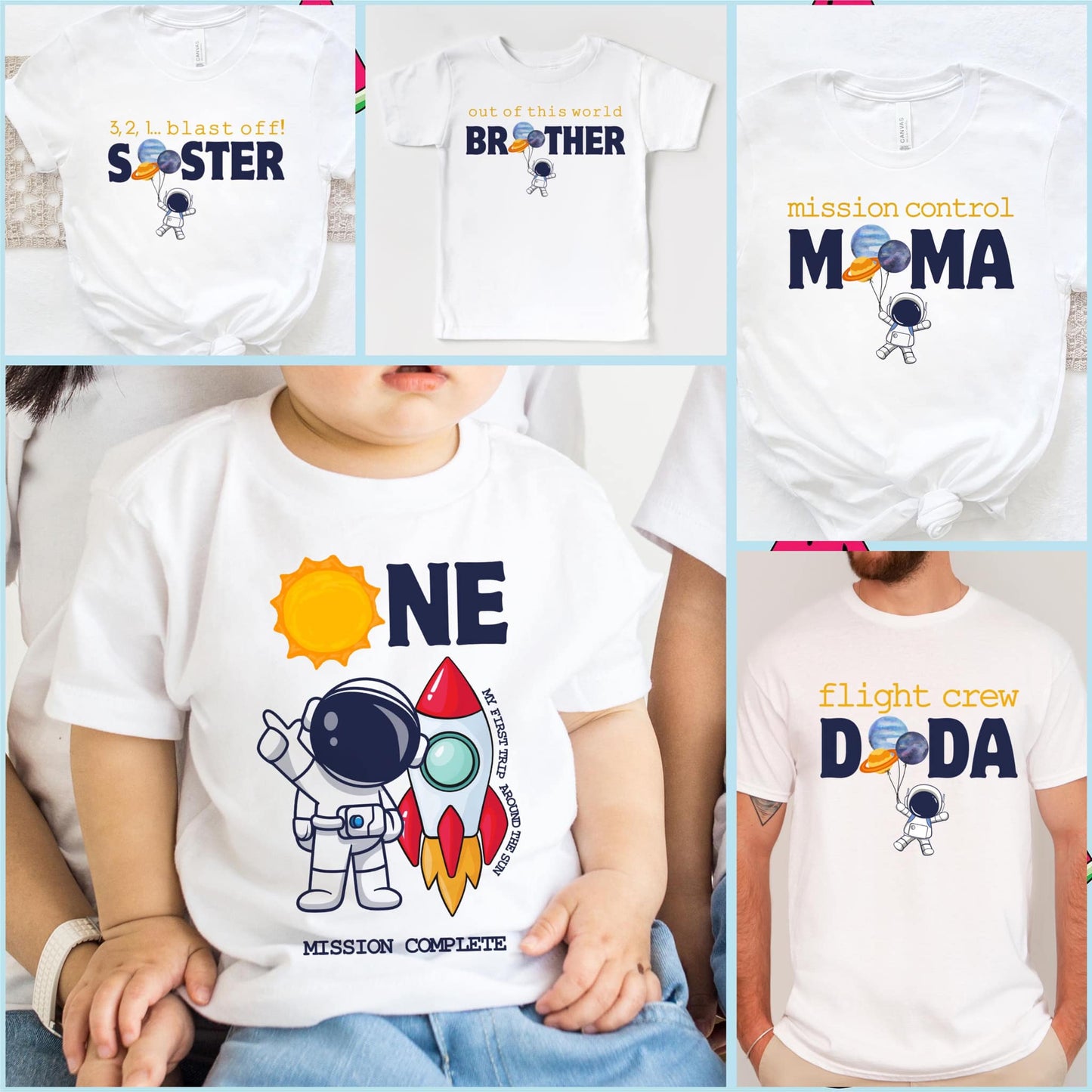 My First Trip Around the Sun Astronaut T-shirt