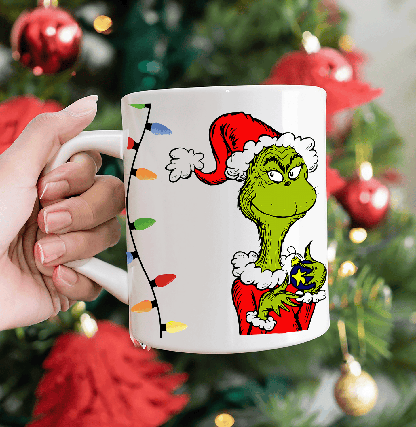 Grinch christmas mug