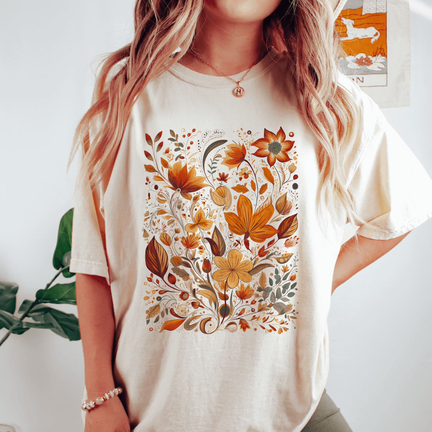 Cotagecore wildflowers in Comfort Colors Shirt