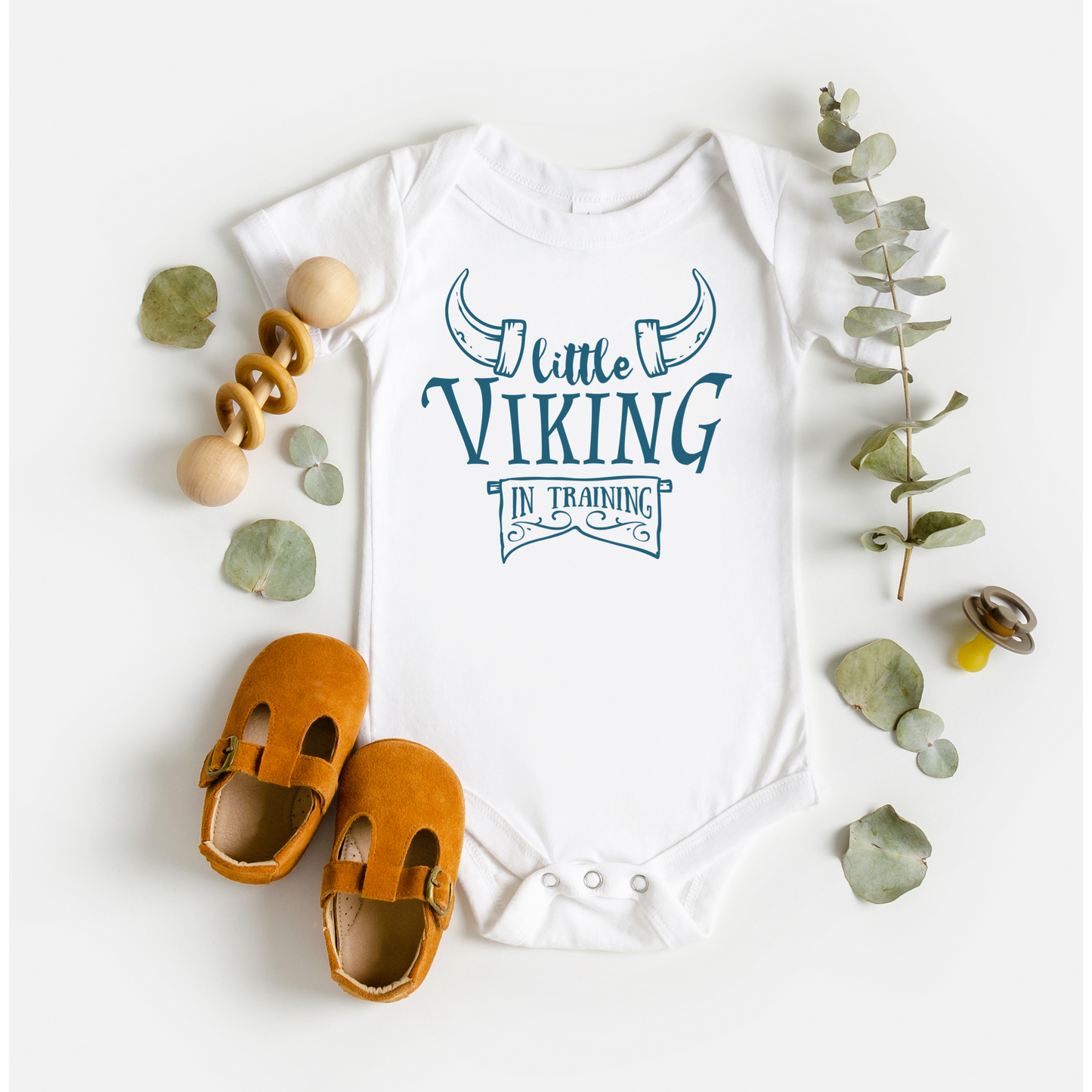 Raising a Little Viking dad and child matching t shirt