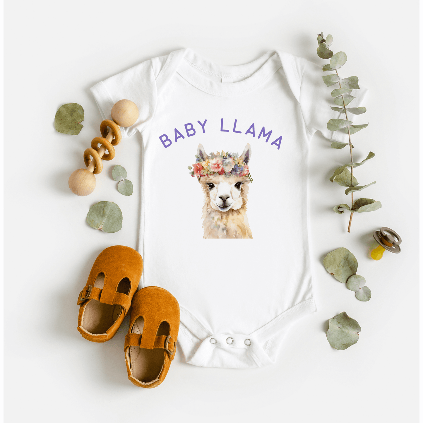 Mama and Baby Llama matching t shirts