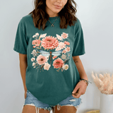 Flowers Boho shirt in Comfort Colors