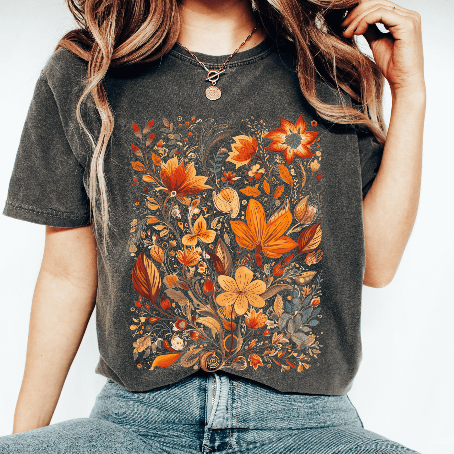 Cotagecore wildflowers in Comfort Colors Shirt