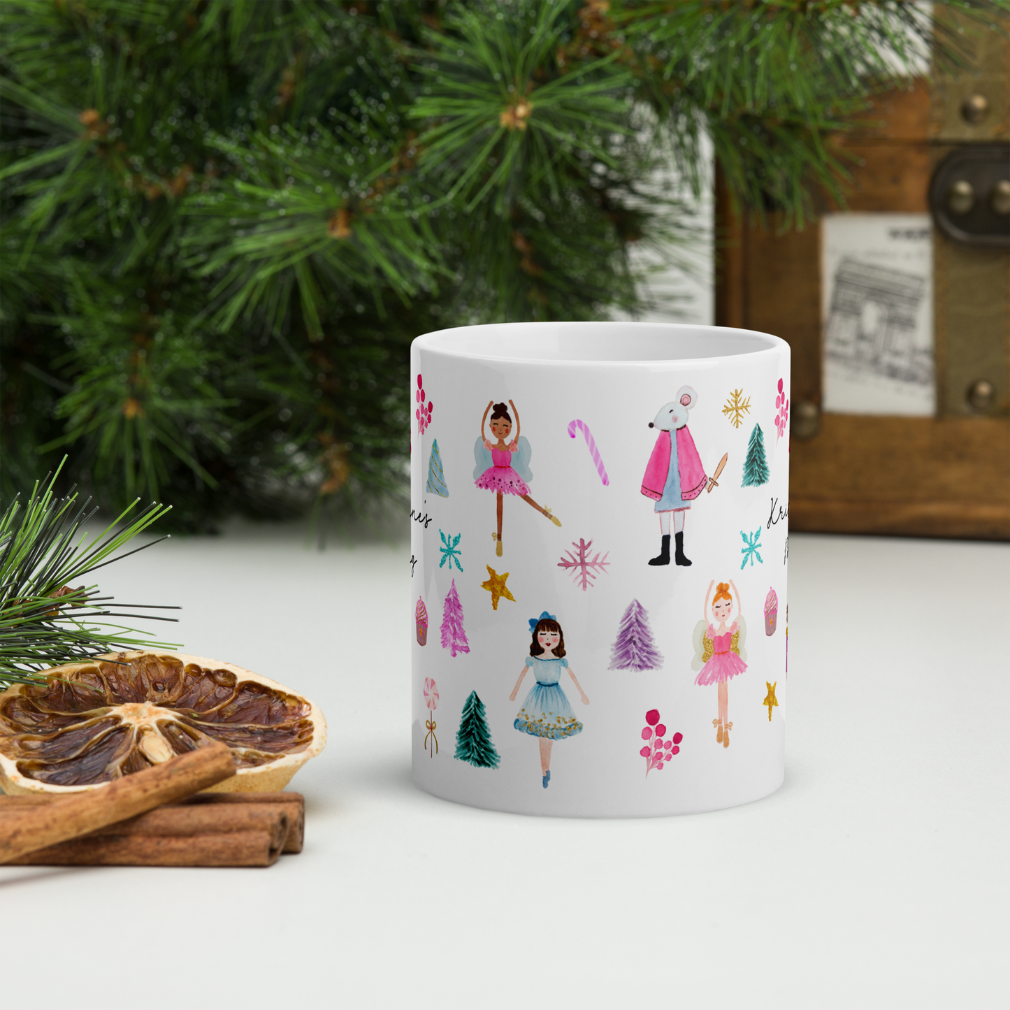 Personalised Nutcracker Christmas Mug
