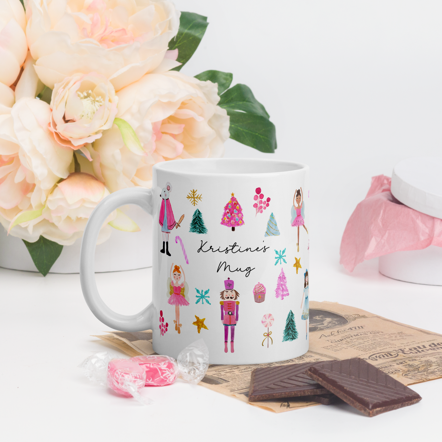 Personalised Nutcracker Christmas Mug