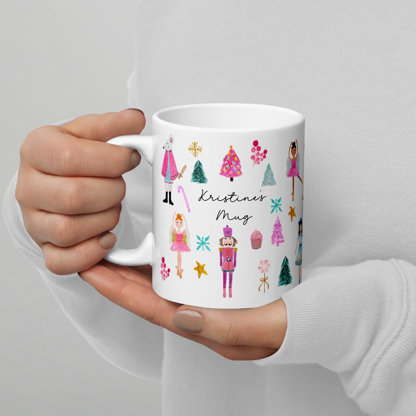 Personalised Nutcracker Christmas Mug