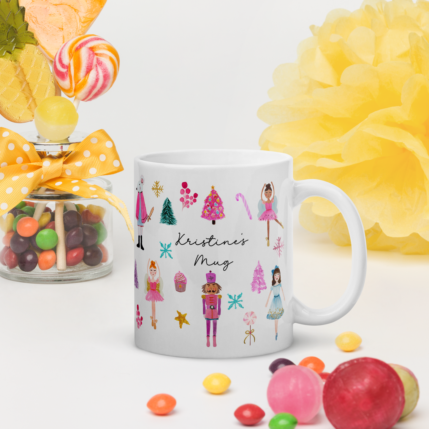 Personalised Nutcracker Christmas Mug