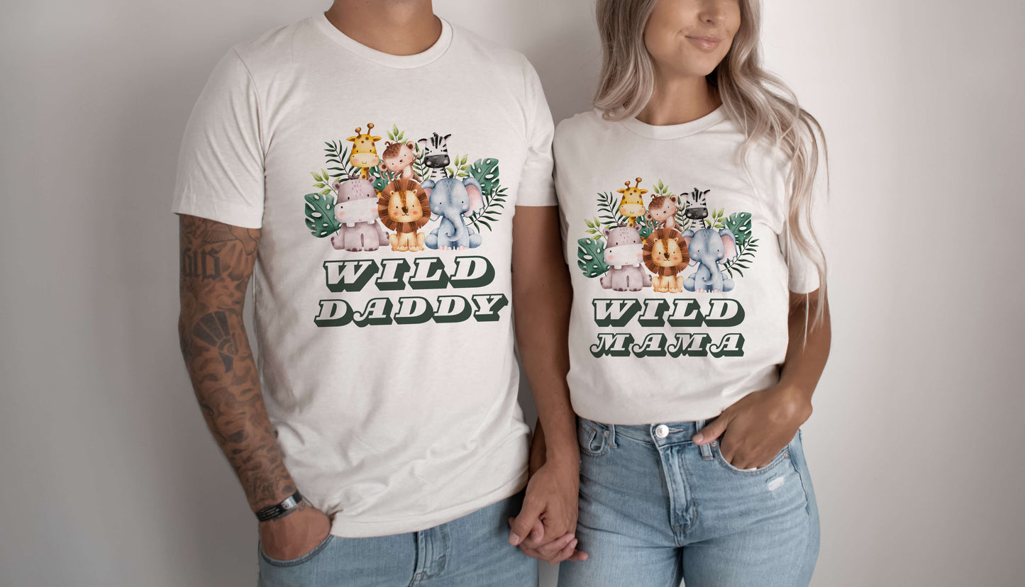 Wild One matching Birthday shirts