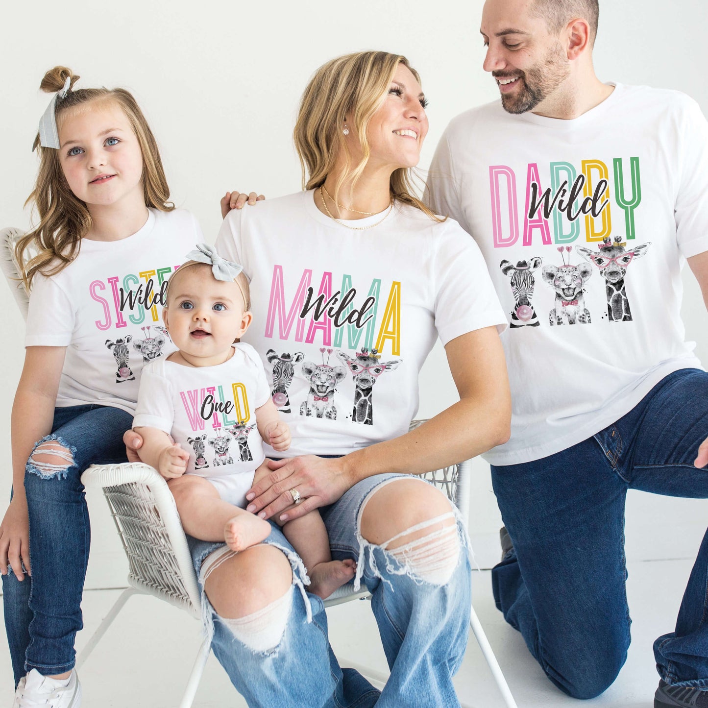 Wild One Matching birthday shirts