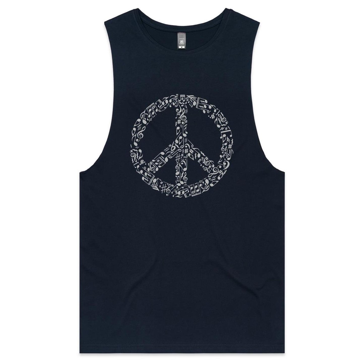 Rhyme in Peace Mens Tank Top Tee