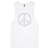 Rhyme in Peace Mens Tank Top Tee