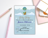 Elephant baby shower invitation DIGITAL
