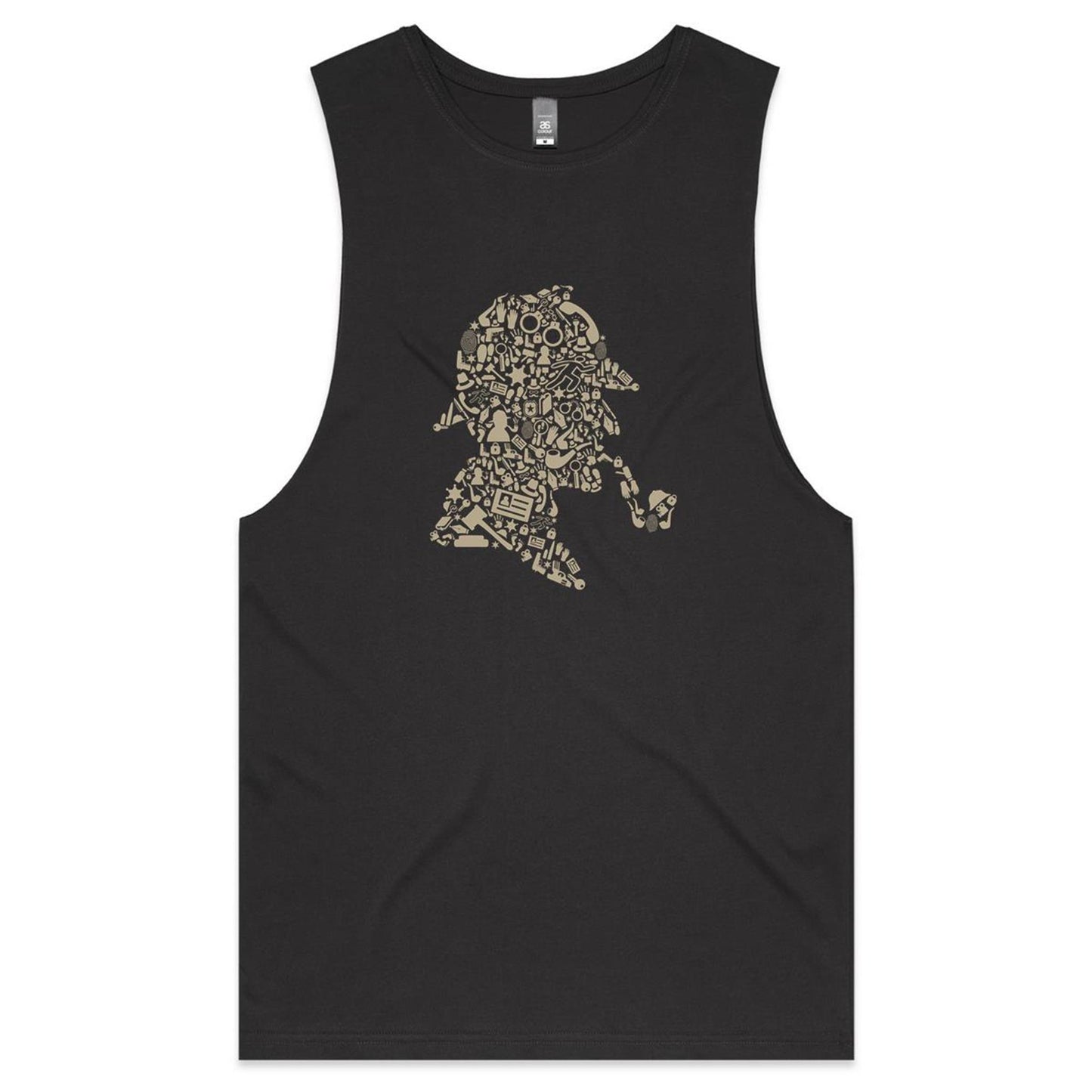 Sherlock Smoke - Mens Tank Top Tee