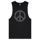 Rhyme in Peace Mens Tank Top Tee