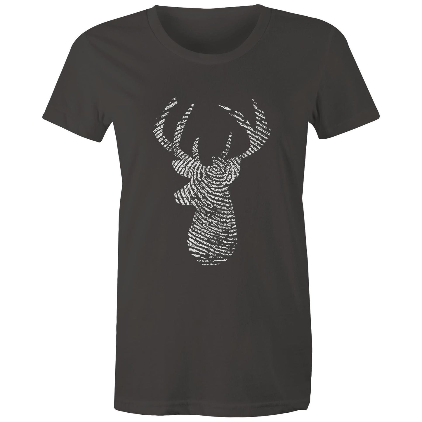 Deer Thumbmark Women's Maple Tee