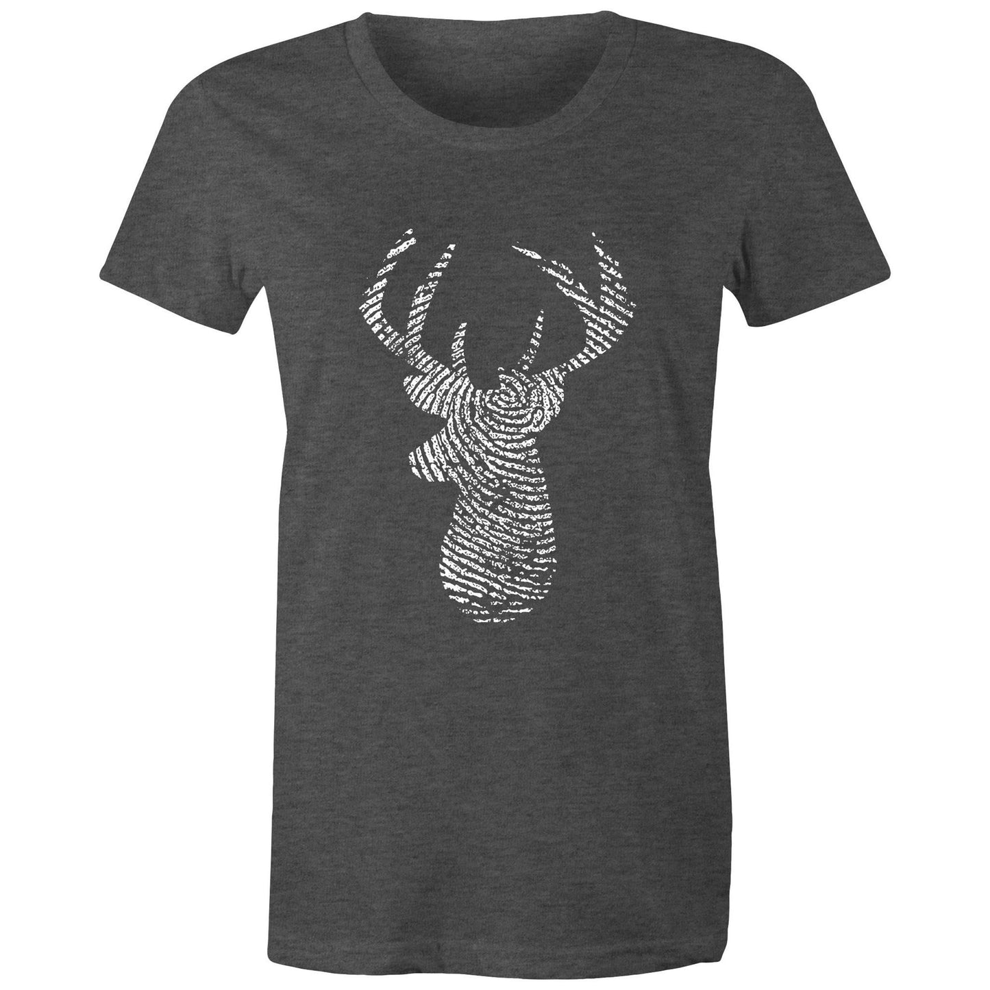 Deer Thumbmark Women's Maple Tee