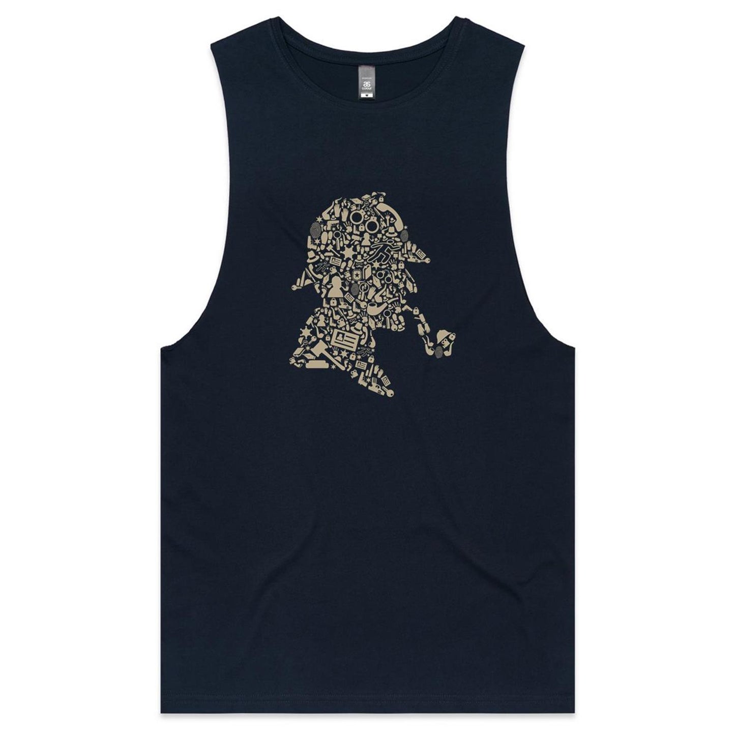 Sherlock Smoke - Mens Tank Top Tee