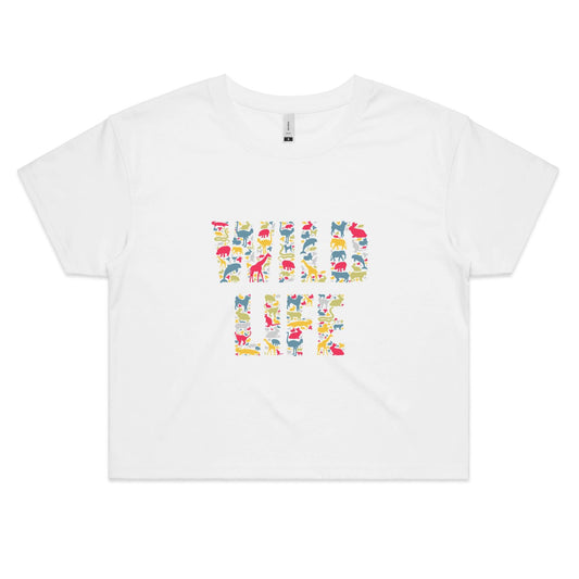 Wild Life Women's Crop Tee