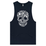 Skull Mens Tank Top Tee