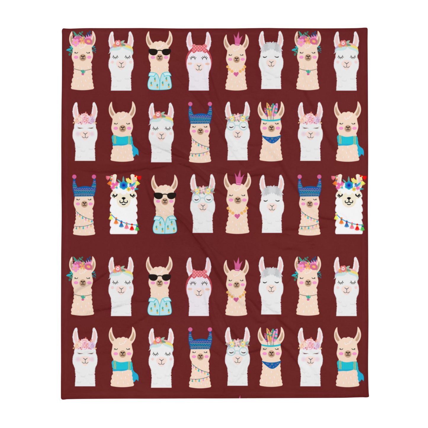 Llama Throw Blanket