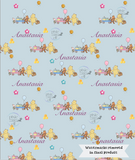 Kids Personalised Winnie the Pooh Bear Throw Blanket