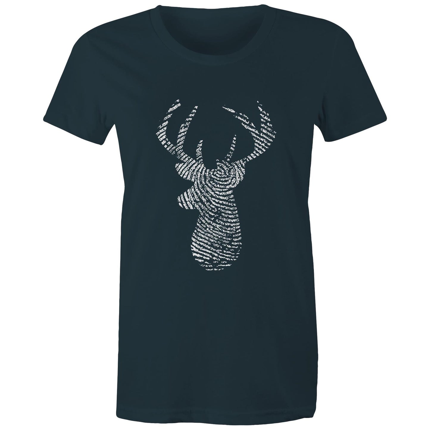 Deer Thumbmark Women's Maple Tee