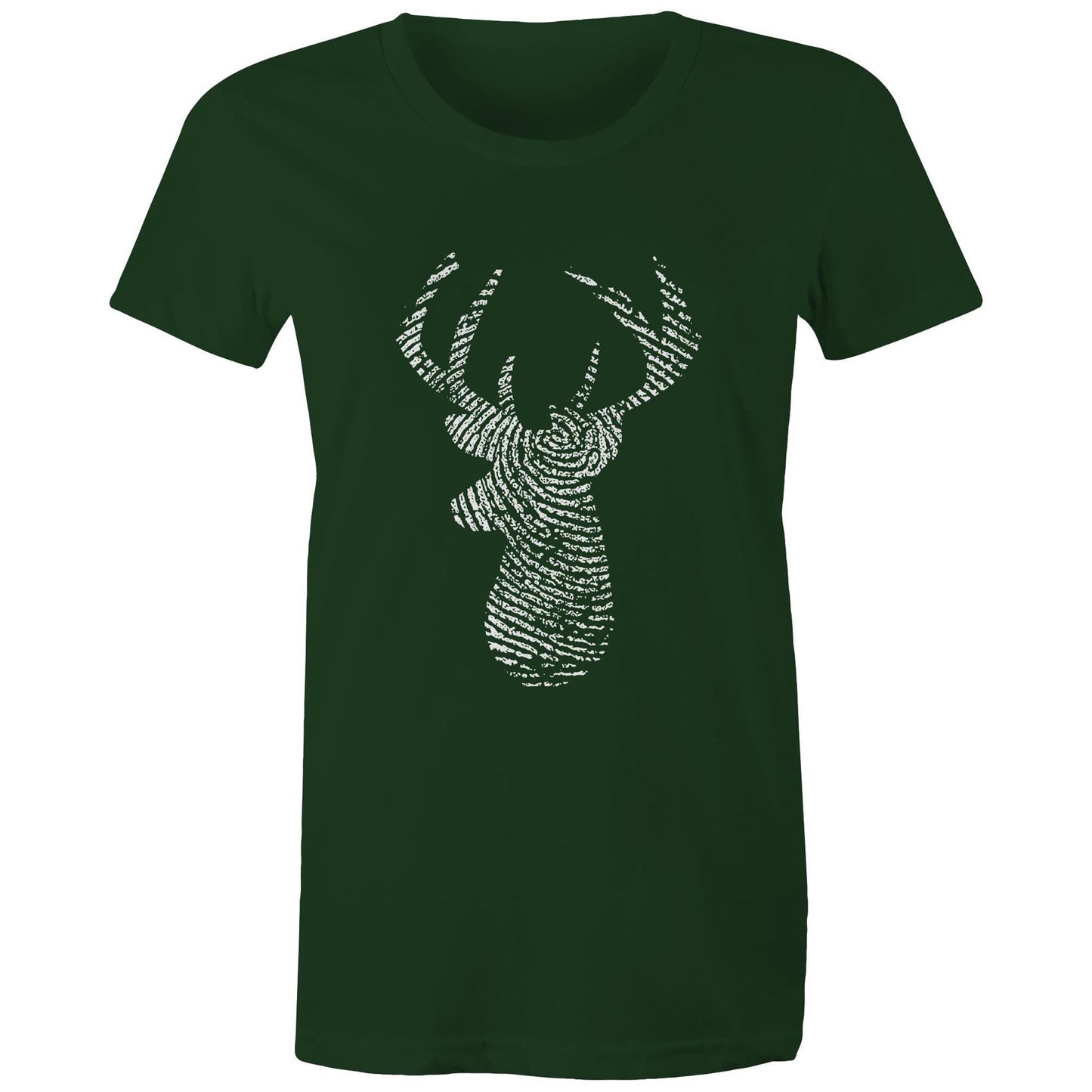 Deer Thumbmark Women's Maple Tee