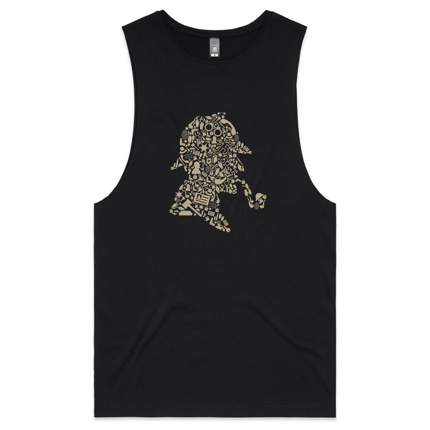Sherlock Smoke - Mens Tank Top Tee
