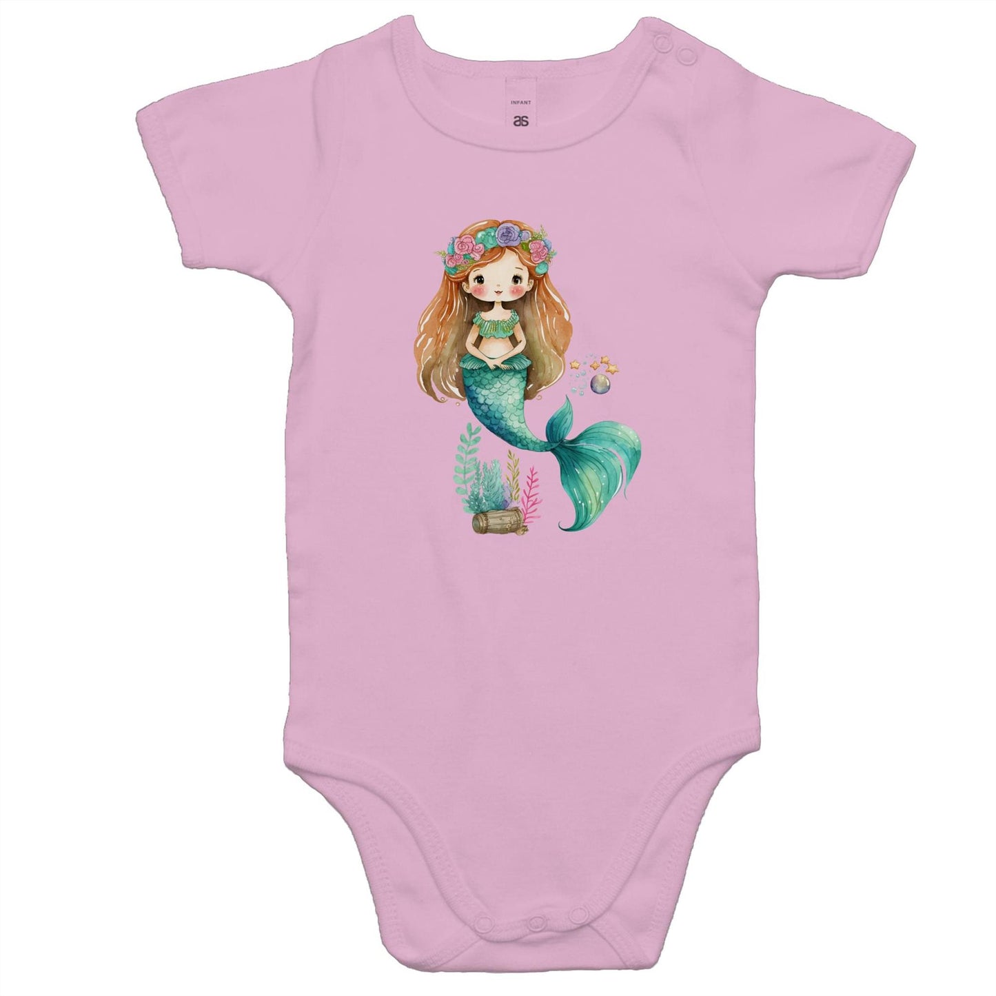 Little Mermaid Baby Onesie Romper