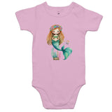 Little Mermaid Baby Onesie Romper