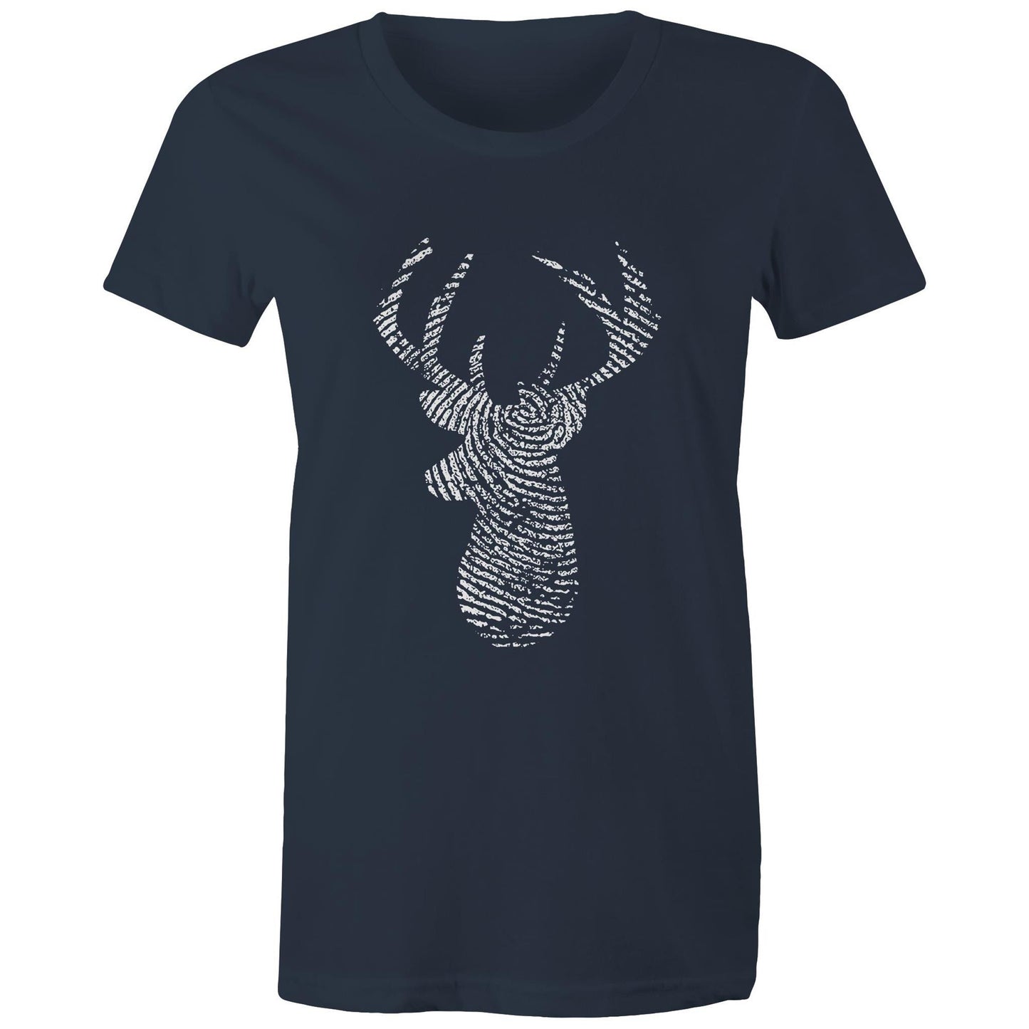 Deer Thumbmark Women's Maple Tee