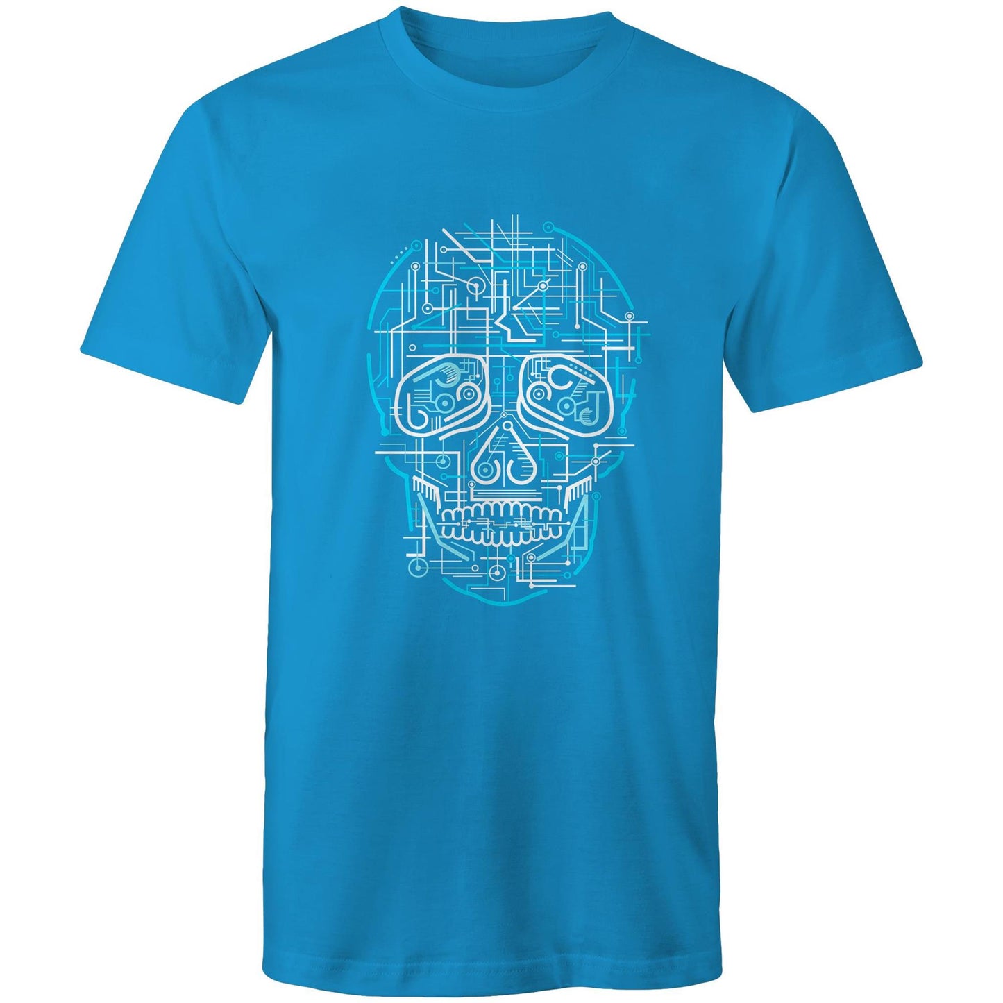 Electric Skull- Mens T-Shirt